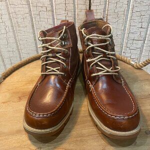 Timberland Heston Mid Waterproof Brown Leather boots Mens 10